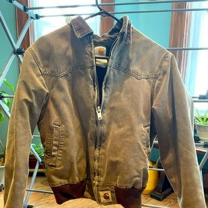 Carhartt zip up jacket.